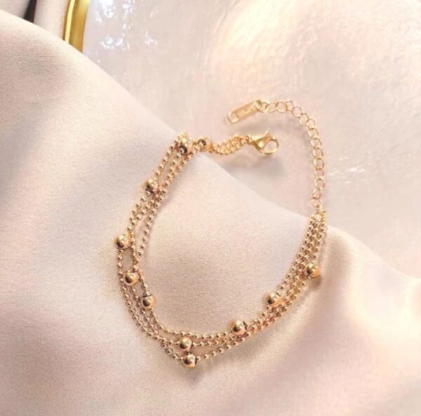 Gelang Titanium 3 layer anti karat