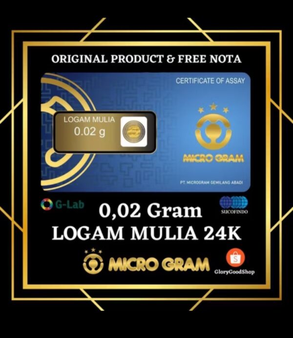 Emas mini 0,02 gr